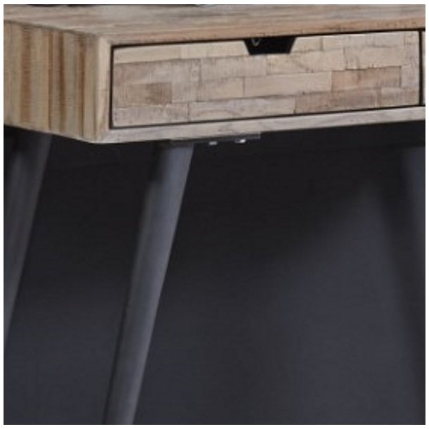 teak skrivebord 2 skuffer teak skrivebord 2 skuffer